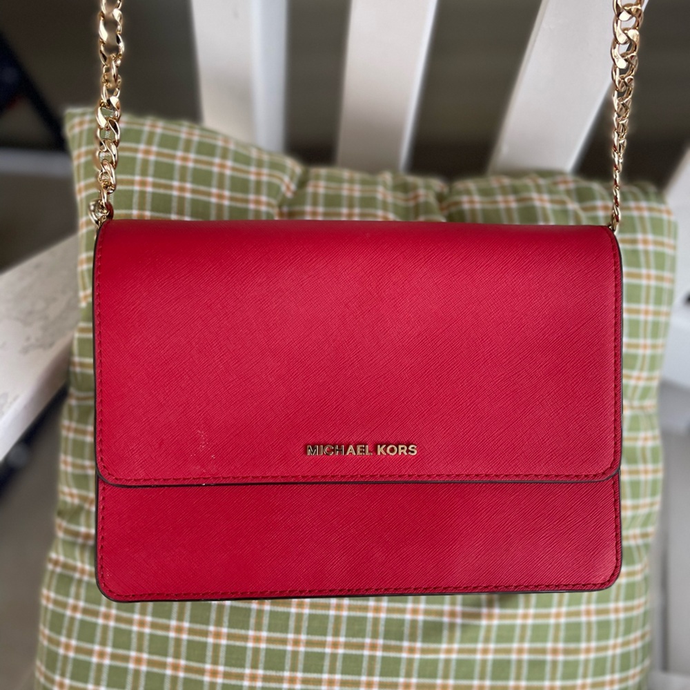 Michael Kors Vibrant Red Crossbody Bag
